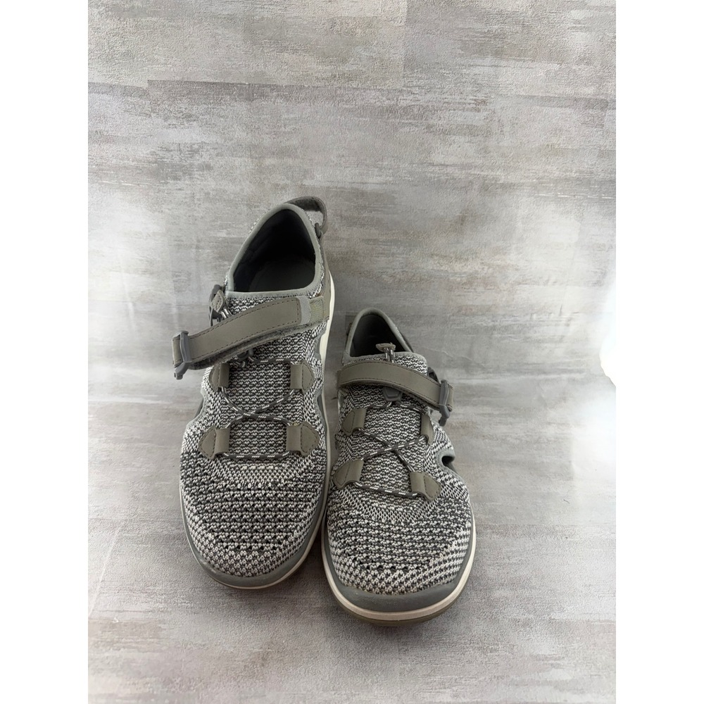 Teva Terra-Float Travel Knit Sandals Women Sz 10 Grey Water Shoes 1091812